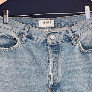 Agolde relaxed boot cut mid rise jeans